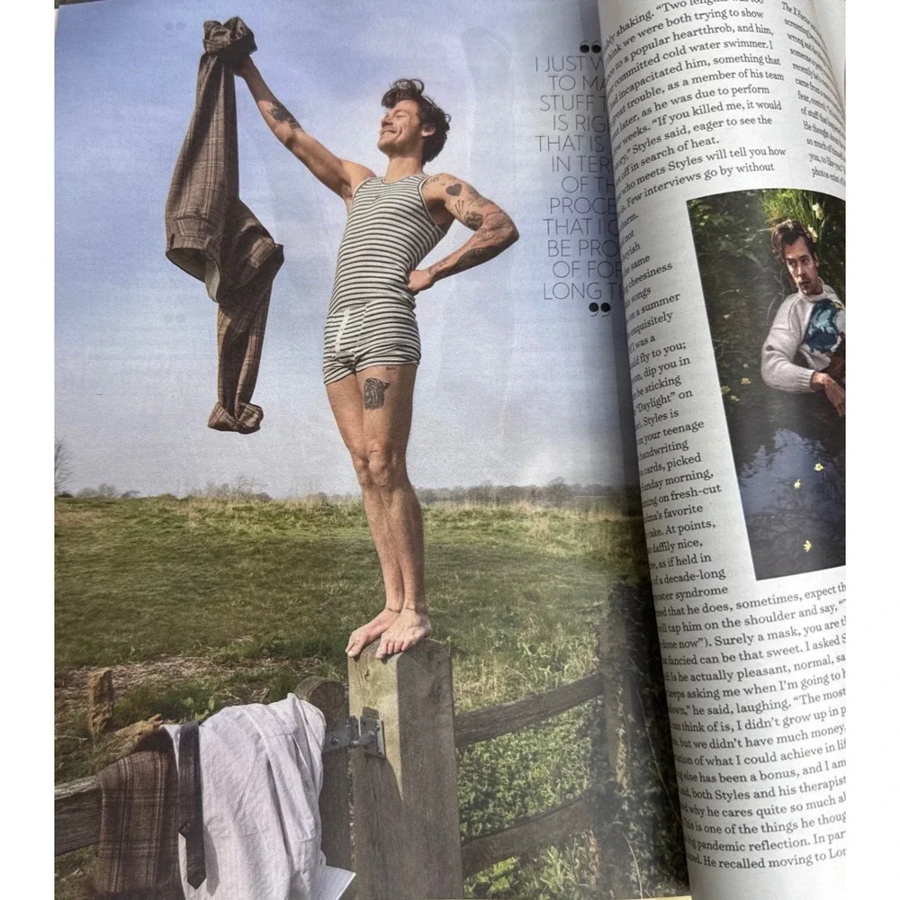 Harry Styles Better Homes &‎ Gardens June 2022 No Label